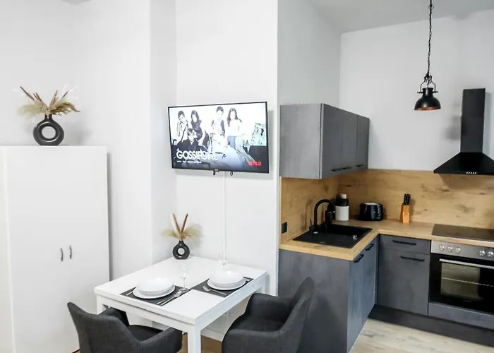 Lorenz Mit Kostenlosem Parkplatz Boxspringbett Kueche Appartement *